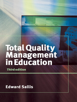 cover image of Total Quality Management in Education